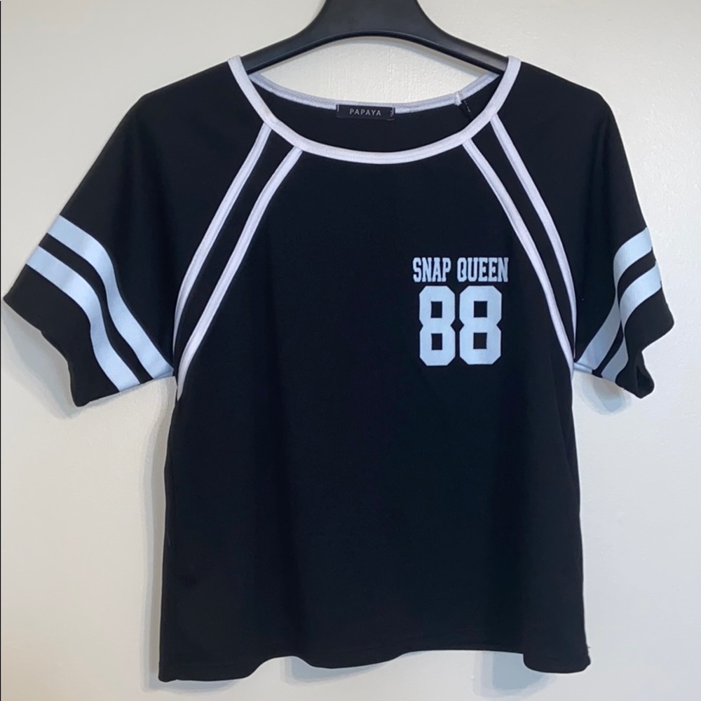 snap queen jersey shirt